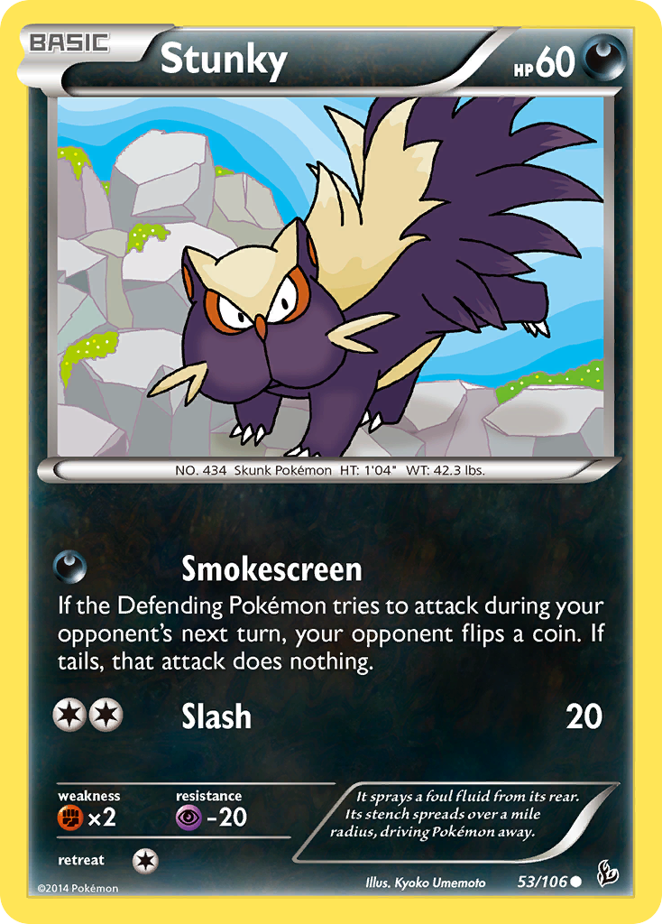 Stunky (53/106) [XY: Flashfire] | The Gaming-Verse