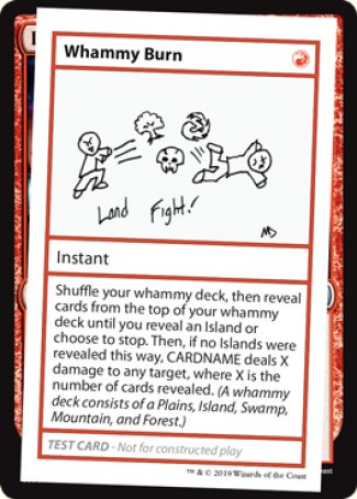 Whammy Burn (2021 Edition) [Mystery Booster Playtest Cards] | The Gaming-Verse