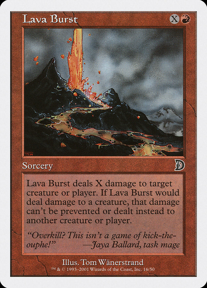 Lava Burst [Deckmasters] | The Gaming-Verse