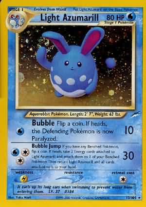 Light Azumarill (13/105) [Neo Destiny Unlimited] | The Gaming-Verse