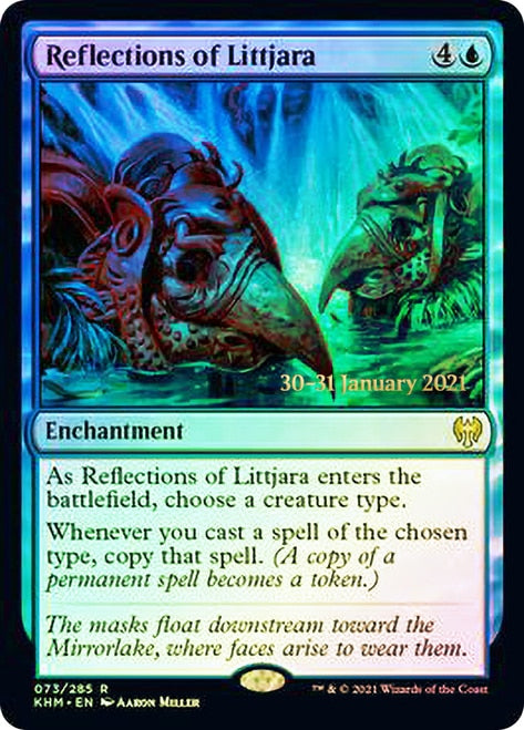 Reflections of Littjara  [Kaldheim Prerelease Promos] | The Gaming-Verse