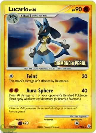 Lucario (6/130) [Burger King Promos: 2008 Collection] | The Gaming-Verse