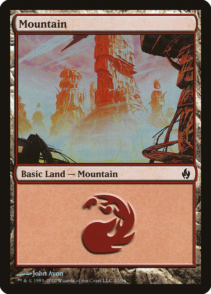 Mountain (#31) [Premium Deck Series: Fire and Lightning] | The Gaming-Verse