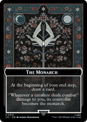 The Monarch // Treasure Double-Sided Token [The Lord of the Rings: Tales of Middle-Earth Commander Tokens] | The Gaming-Verse