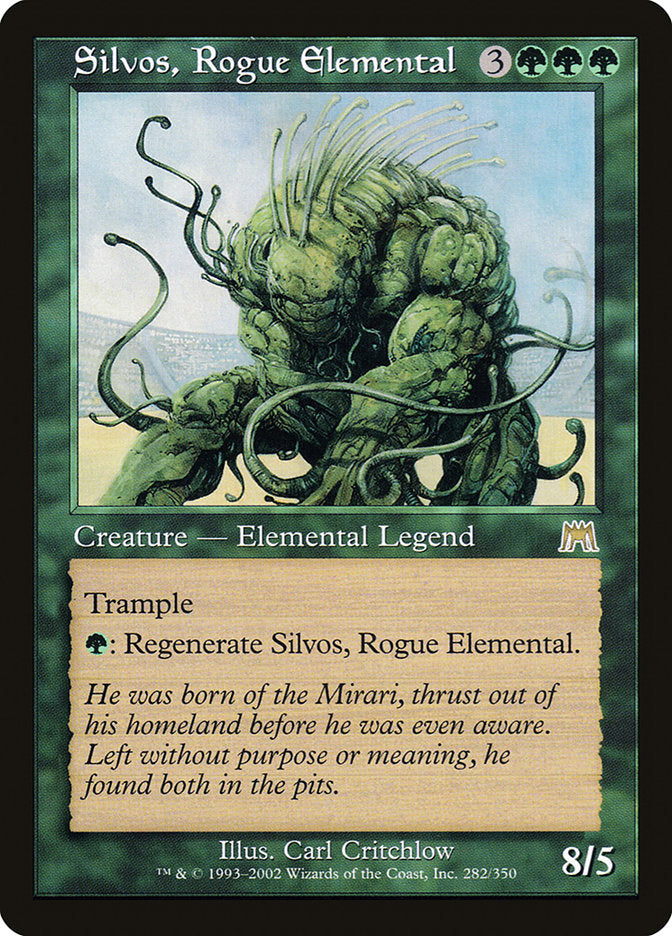 Silvos, Rogue Elemental [Onslaught] | The Gaming-Verse