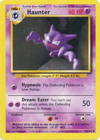 Haunter (29/102) [Base Set Unlimited] | The Gaming-Verse