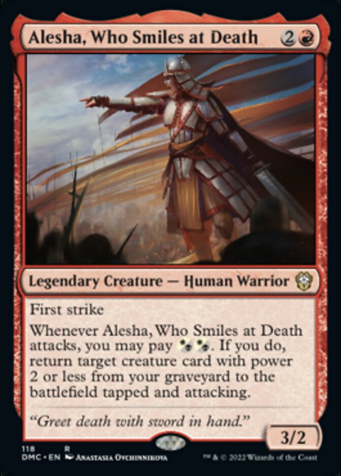 Alesha, Who Smiles at Death [Dominaria United Commander] | The Gaming-Verse