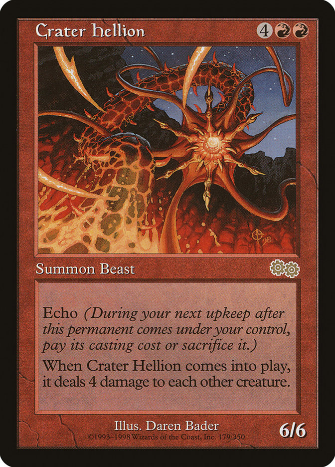 Crater Hellion [Urza's Saga] | The Gaming-Verse