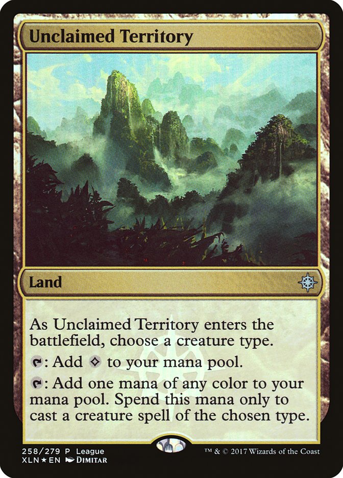 Unclaimed Territory (League) [Ixalan Promos] | The Gaming-Verse