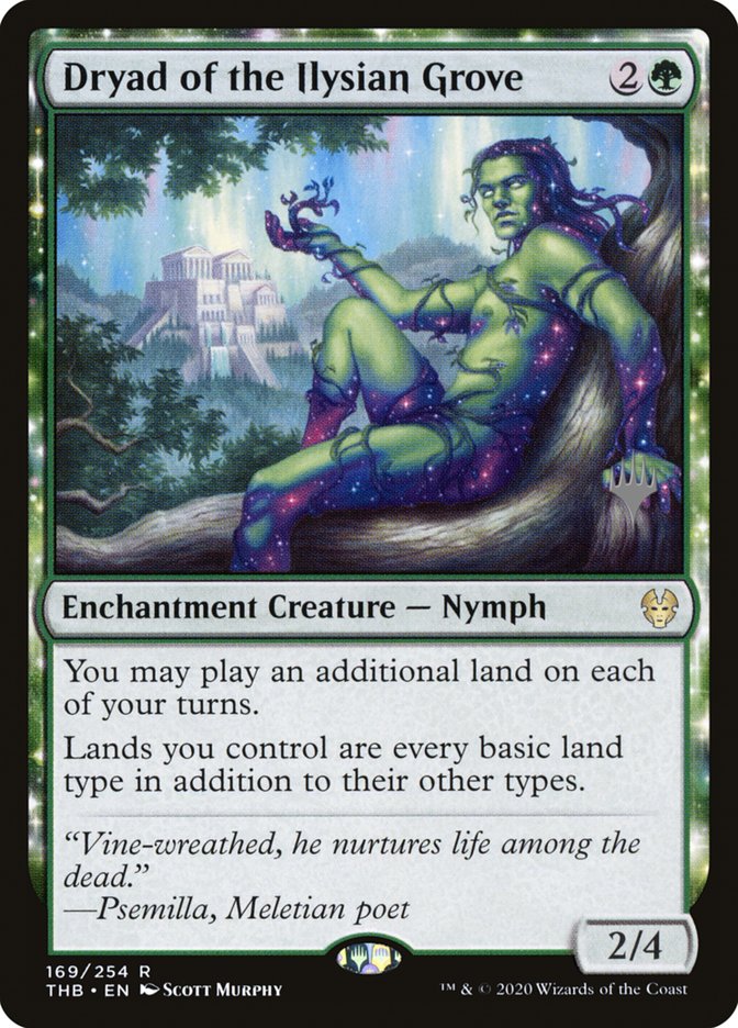 Dryad of the Ilysian Grove (Promo Pack) [Theros Beyond Death Promos] | The Gaming-Verse