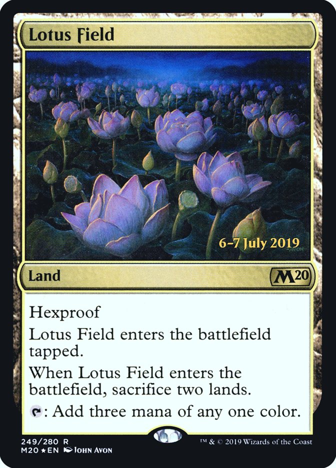 Lotus Field  [Core Set 2020 Prerelease Promos] | The Gaming-Verse