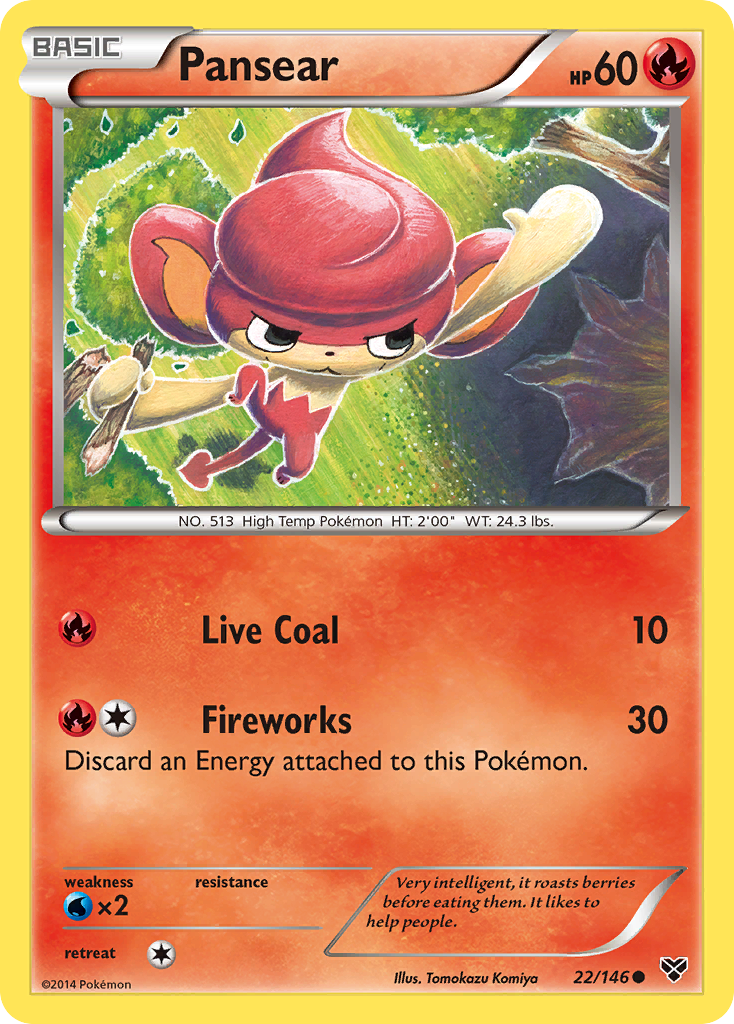 Pansear (22/146) [XY: Base Set] | The Gaming-Verse