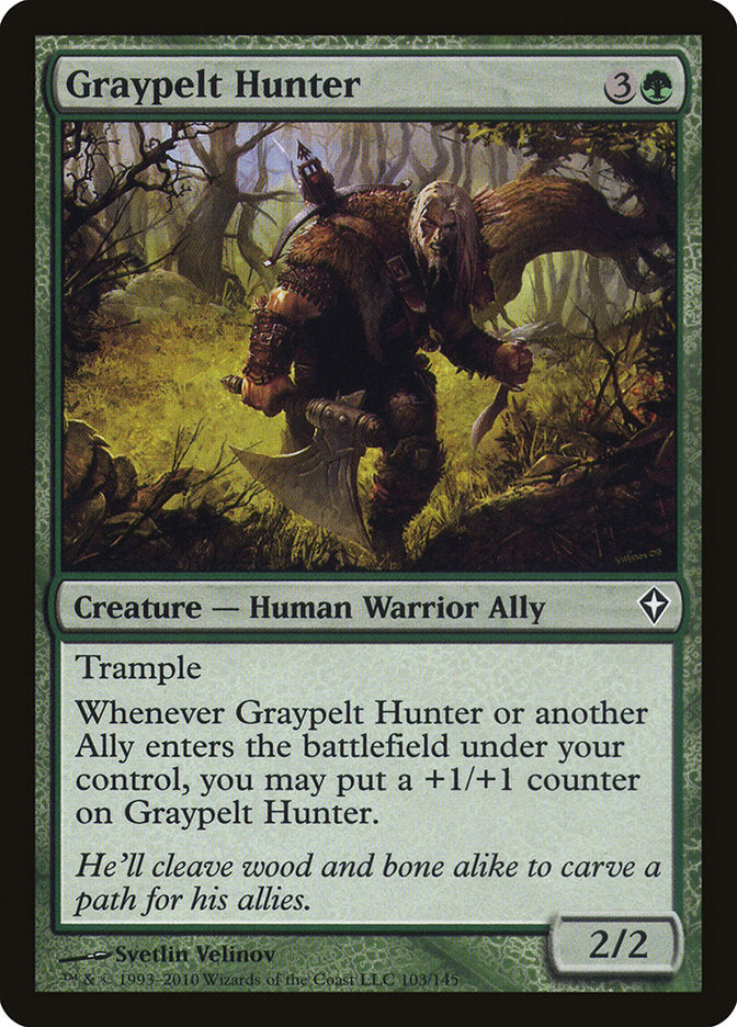 Graypelt Hunter [Worldwake] | The Gaming-Verse