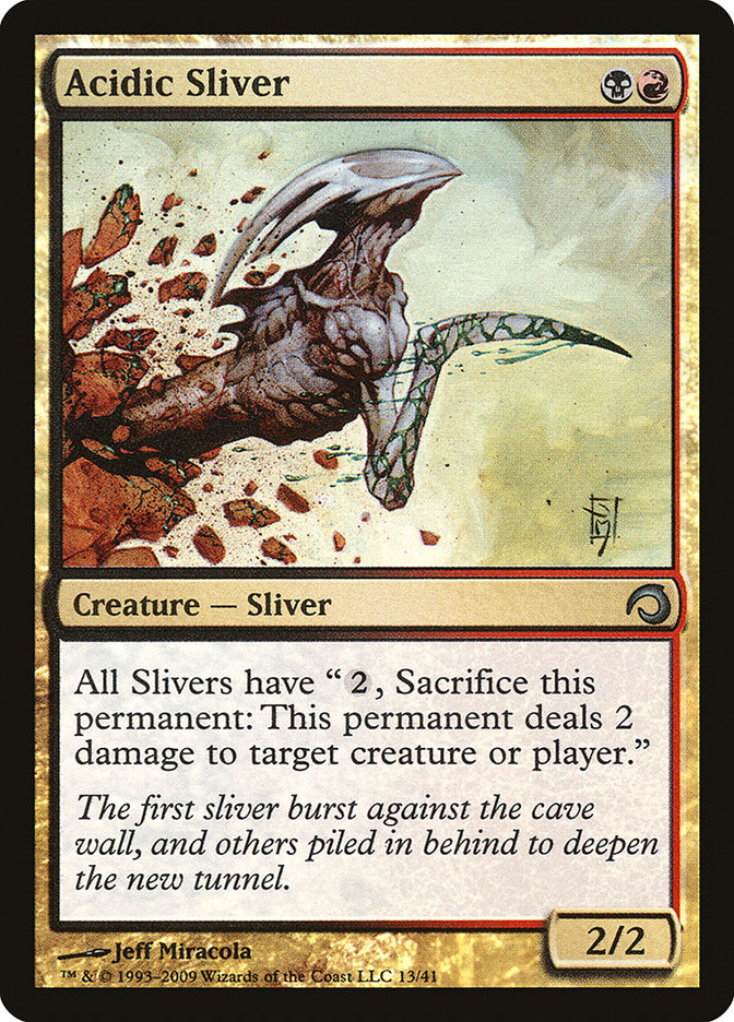 Acidic Sliver [Premium Deck Series: Slivers] | The Gaming-Verse