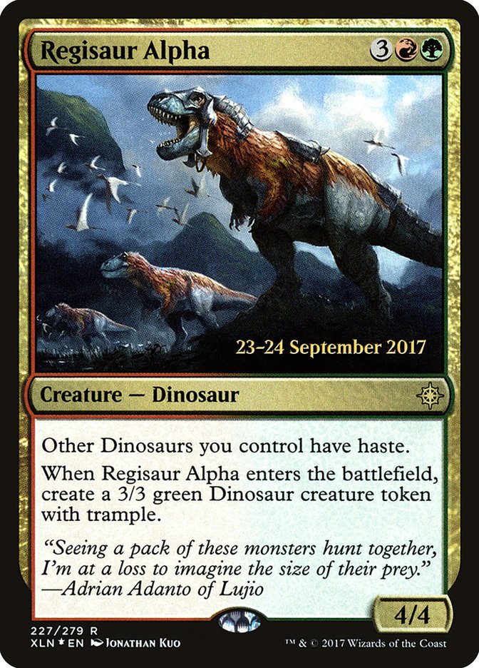 Regisaur Alpha  [Ixalan Prerelease Promos] | The Gaming-Verse