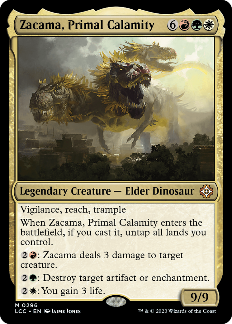 Zacama, Primal Calamity [The Lost Caverns of Ixalan Commander] | The Gaming-Verse