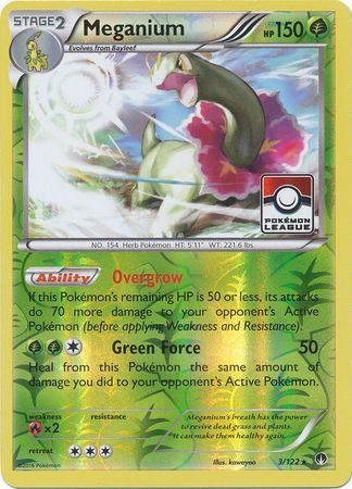 Meganium (3/122) (League Promo) [XY: BREAKpoint] | The Gaming-Verse