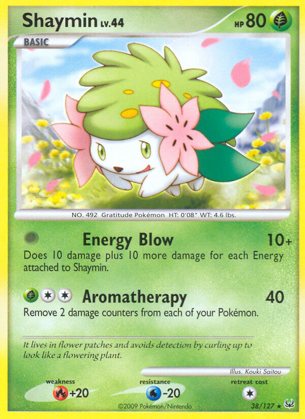 Shaymin (38/127) (Theme Deck Exclusive) [Platinum: Base Set] | The Gaming-Verse