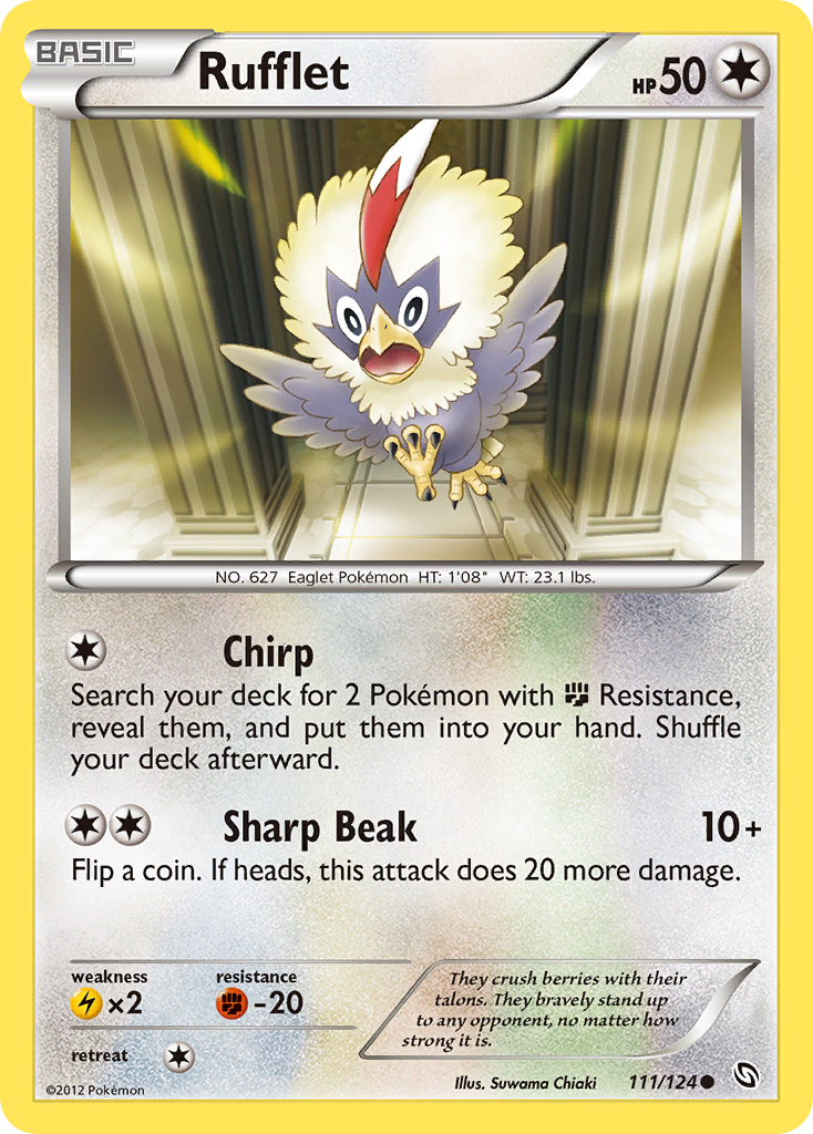 Rufflet (111/124) [Black & White: Dragons Exalted] | The Gaming-Verse