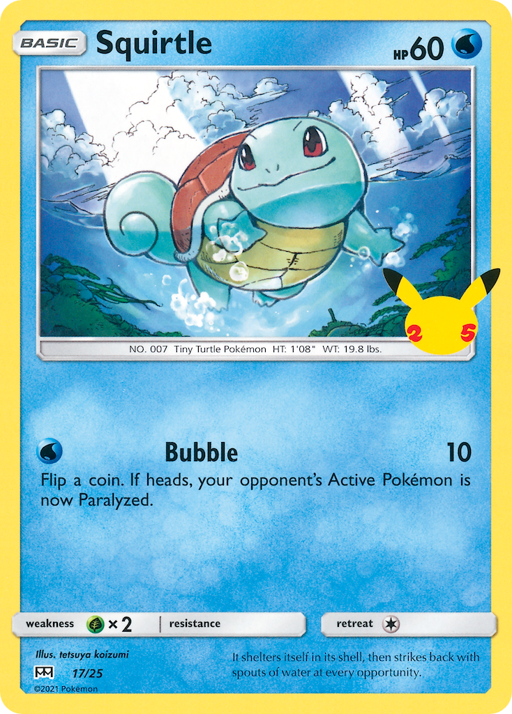 Squirtle (17/25) [McDonald's 25th Anniversary] | The Gaming-Verse