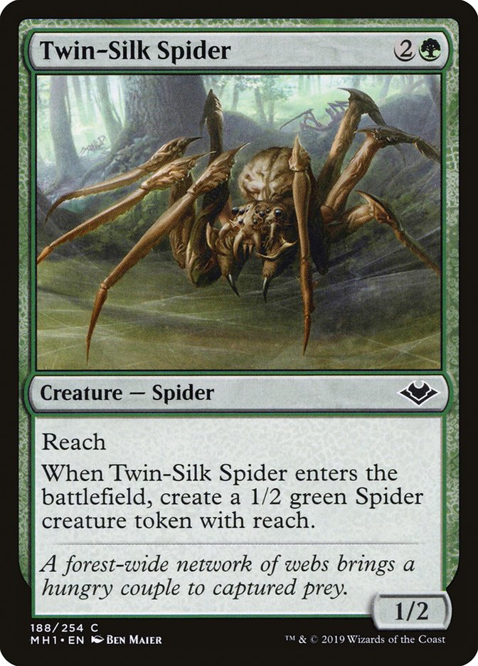 Twin-Silk Spider [Modern Horizons] | The Gaming-Verse
