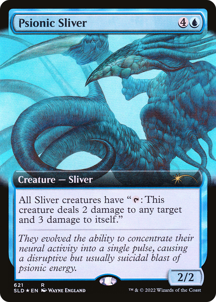 Psionic Sliver (Extended Art) [Secret Lair Drop Promos] | The Gaming-Verse