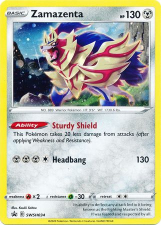 Zamazenta (SWSH034) [Sword & Shield: Black Star Promos] | The Gaming-Verse