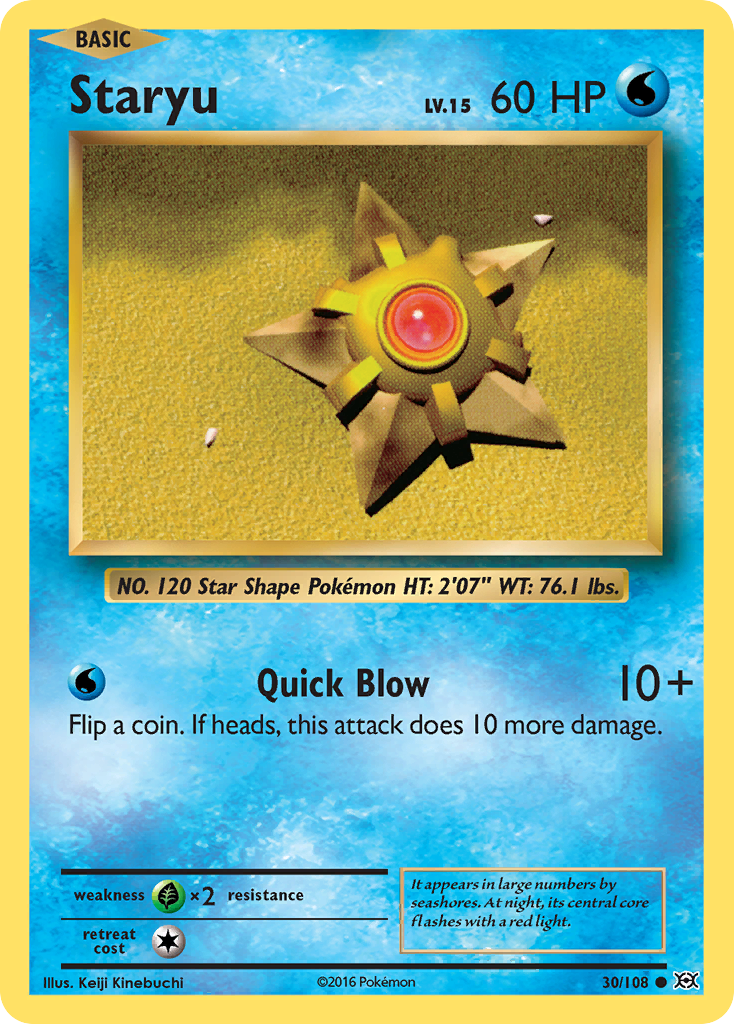 Staryu (30/108) [XY: Evolutions] | The Gaming-Verse