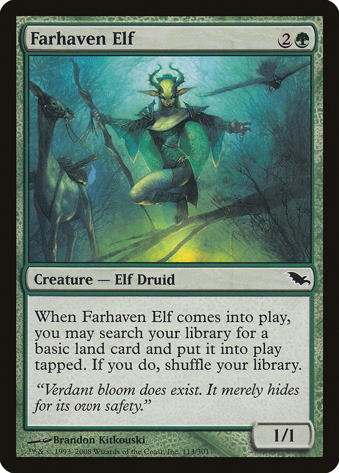 Farhaven Elf [Shadowmoor] | The Gaming-Verse