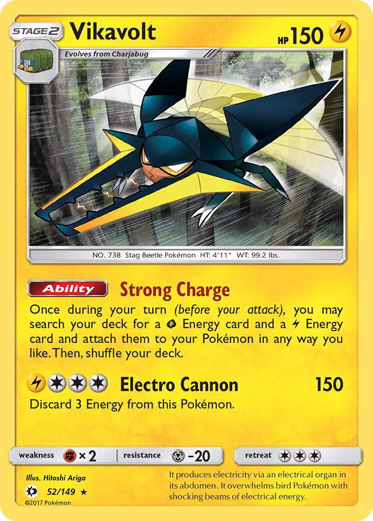 Vikavolt (52/149) [Sun & Moon: Base Set] | The Gaming-Verse