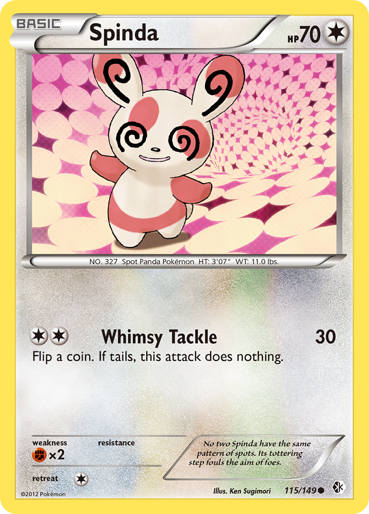 Spinda (115/149) [Black & White: Boundaries Crossed] | The Gaming-Verse