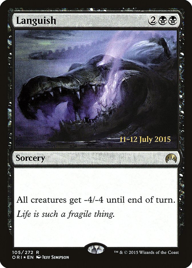 Languish [Magic Origins Prerelease Promos] | The Gaming-Verse