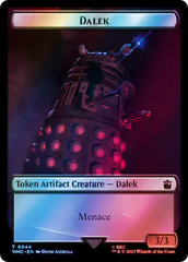 Dalek // Alien Salamander Double-Sided Token (Surge Foil) [Doctor Who Tokens] | The Gaming-Verse