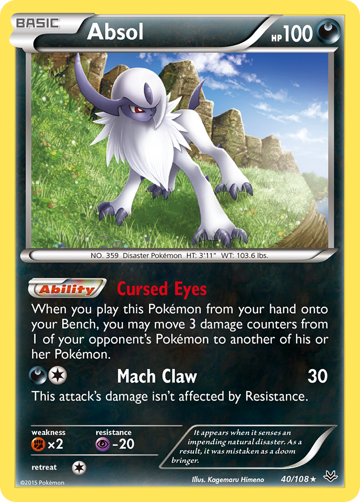 Absol (40/108) [XY: Roaring Skies] | The Gaming-Verse