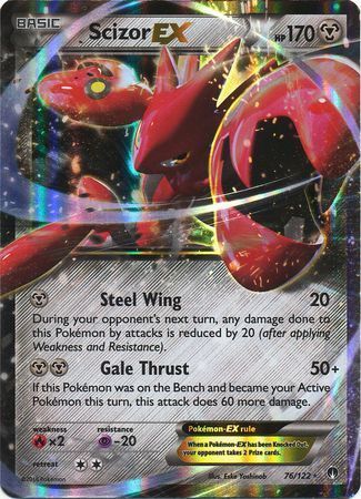 Scizor EX (76/122) (Jumbo Card) [XY: BREAKpoint] | The Gaming-Verse