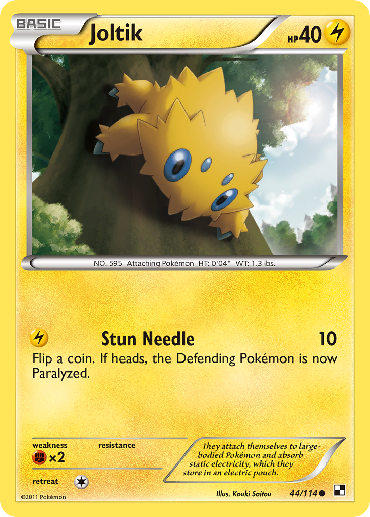 Joltik (44/114) [Black & White: Base Set] | The Gaming-Verse