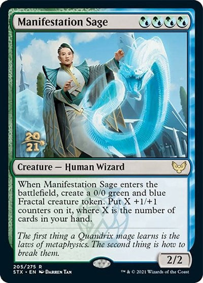 Manifestation Sage [Strixhaven: School of Mages Prerelease Promos] | The Gaming-Verse