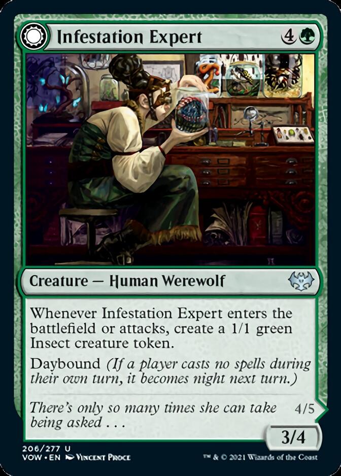 Infestation Expert // Infested Werewolf [Innistrad: Crimson Vow] | The Gaming-Verse