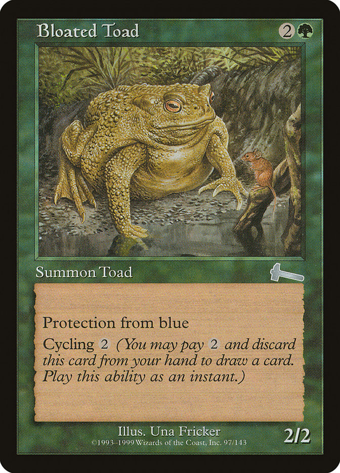 Bloated Toad [Urza's Legacy] | The Gaming-Verse