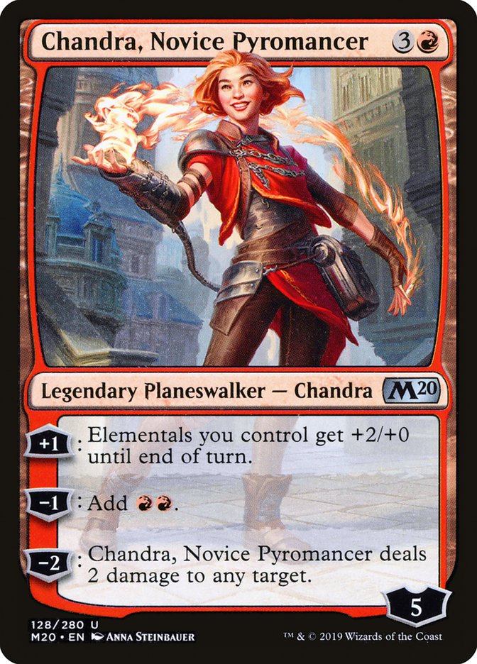 Chandra, Novice Pyromancer [Core Set 2020] | The Gaming-Verse