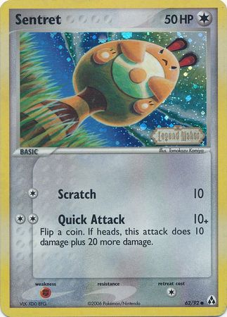 Sentret (62/92) (Stamped) [EX: Legend Maker] | The Gaming-Verse