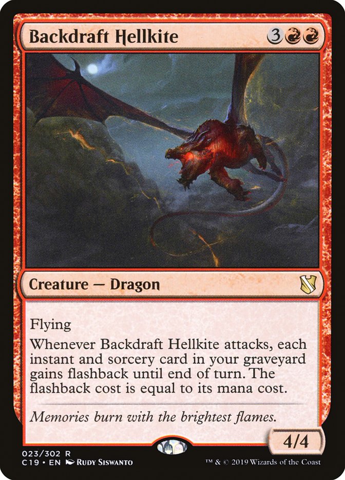 Backdraft Hellkite [Commander 2019] | The Gaming-Verse