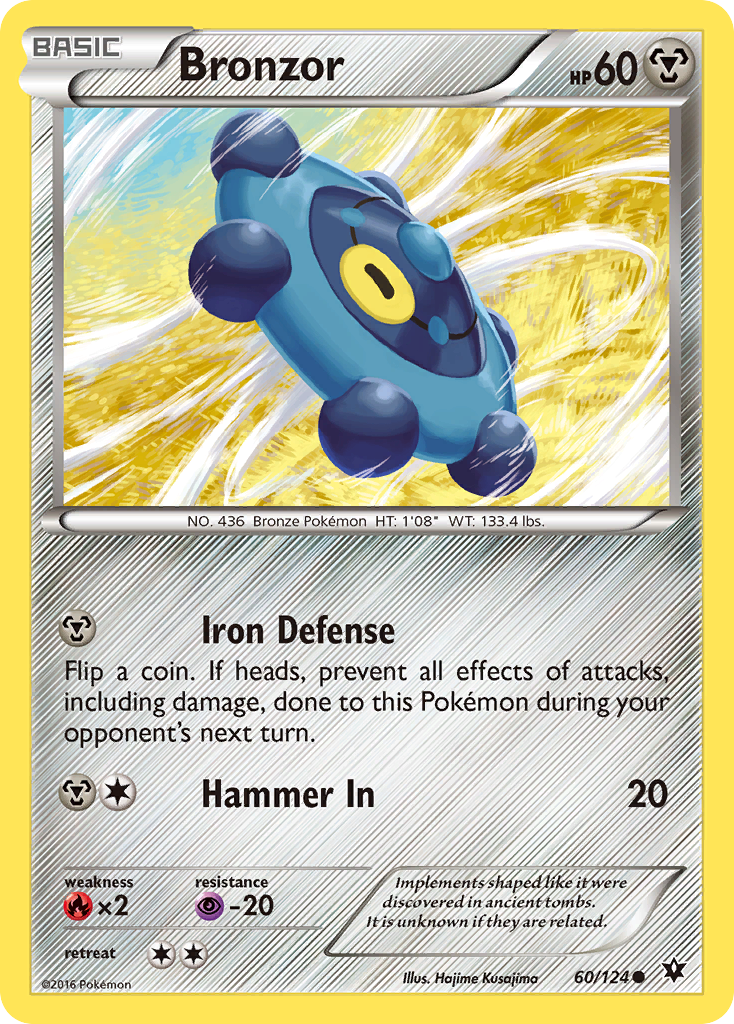 Bronzor (60/124) [XY: Fates Collide] | The Gaming-Verse