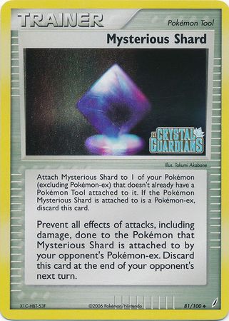 Mysterious Shard (81/100) (Stamped) [EX: Crystal Guardians] | The Gaming-Verse