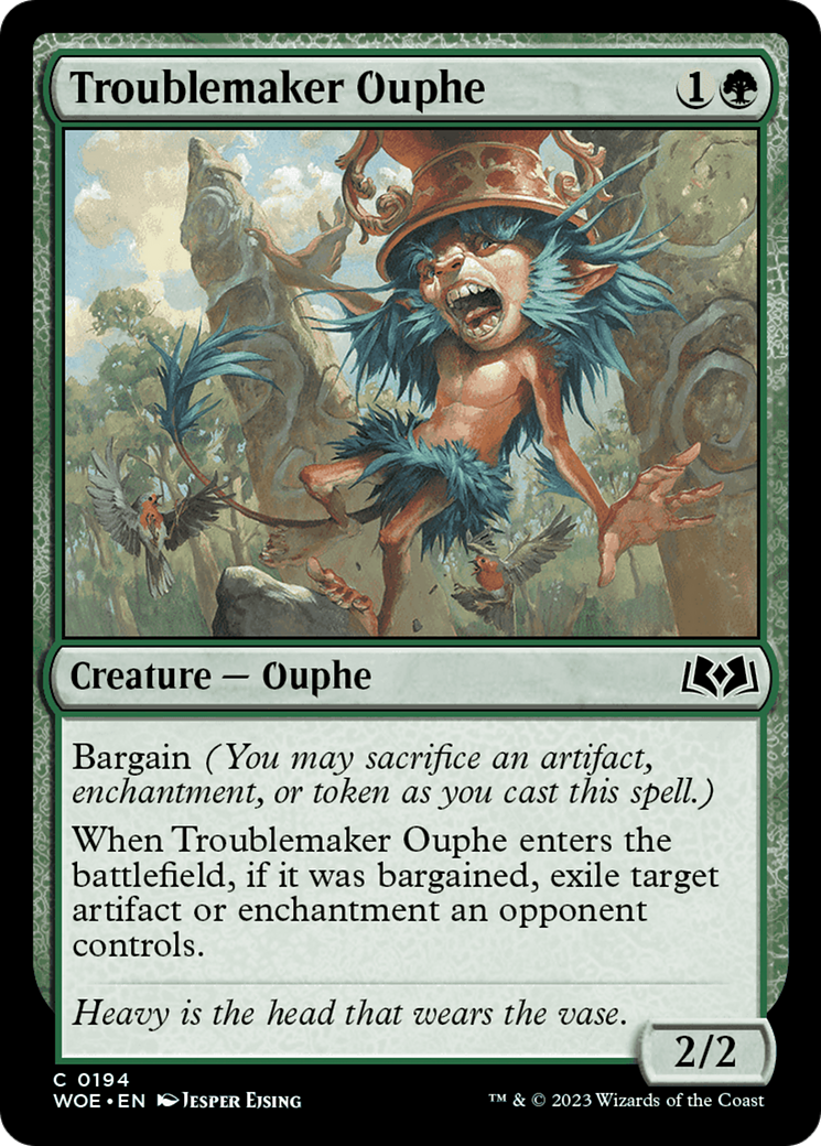 Troublemaker Ouphe [Wilds of Eldraine] | The Gaming-Verse