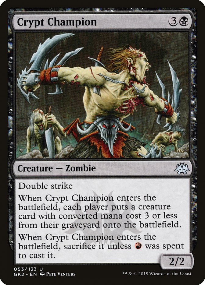 Crypt Champion [Ravnica Allegiance Guild Kit] | The Gaming-Verse