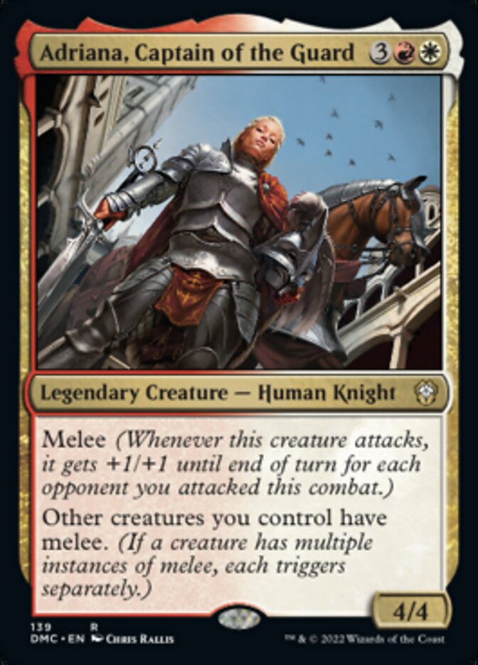 Adriana, Captain of the Guard [Dominaria United Commander] | The Gaming-Verse