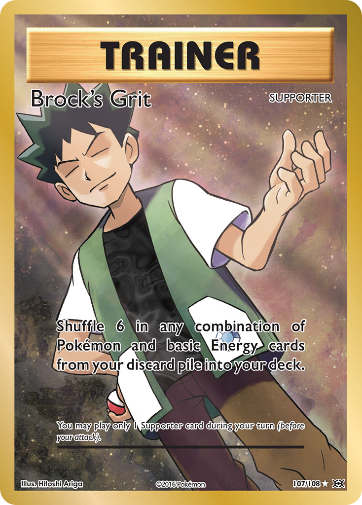 Brock's Grit (107/108) [XY: Evolutions] | The Gaming-Verse