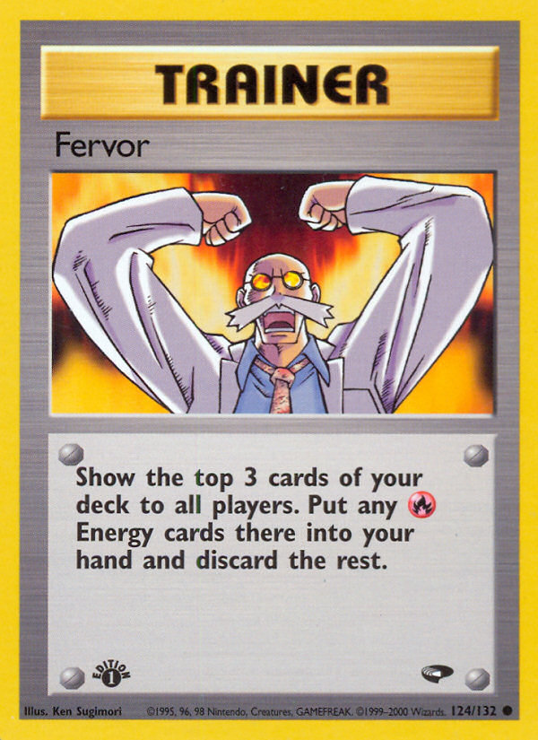 Fervor (124/132) [Gym Challenge 1st Edition] | The Gaming-Verse