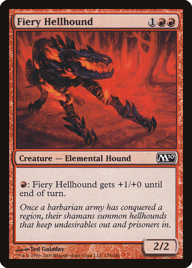 Fiery Hellhound [Magic 2010] | The Gaming-Verse